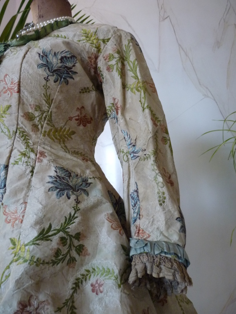 10 antique silk jacket 1750