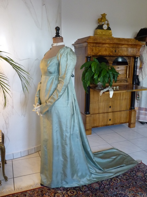 16 antique silk dress 1800