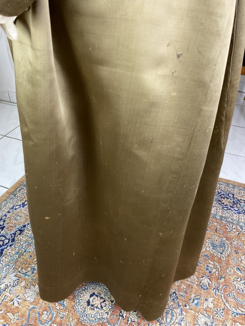 7 antique empire silk dress 1805