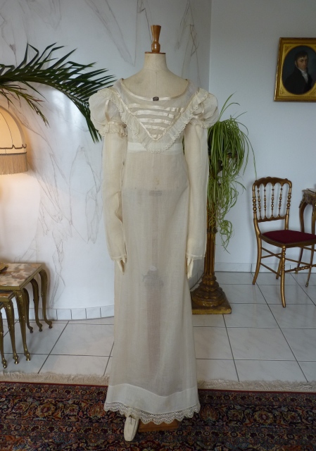 12 antikes regency Kleid 1815