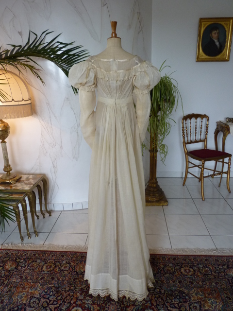 20 antikes regency Kleid 1815