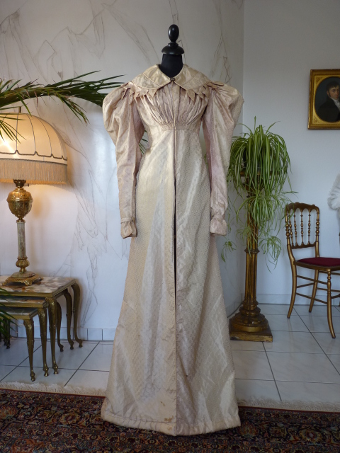 5a empire pelisse robe 1820