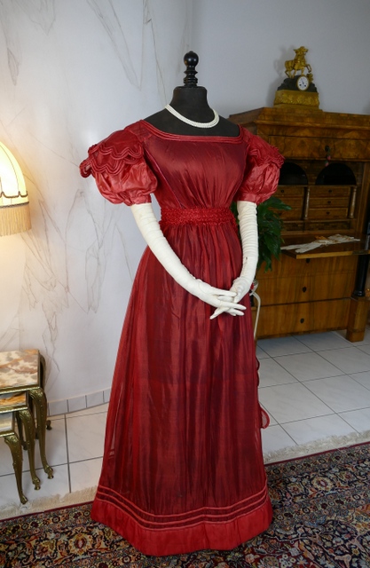 10 antique gauze dress 1828
