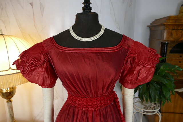 1 antique gauze dress 1828