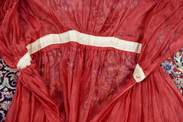 37 antique gauze dress 1828