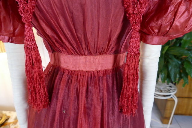 4 antique gauze dress 1828