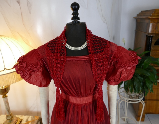 6 antique gauze dress 1828