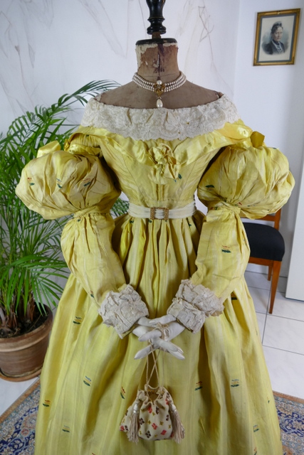 12a antique biedermeier dress 1838
