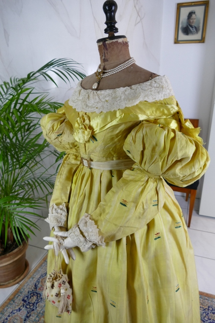 13 antique biedermeier dress 1838