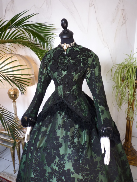 3 antique reception gown 1856
