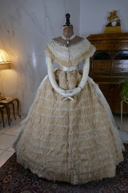 2 antique ball gown 1864