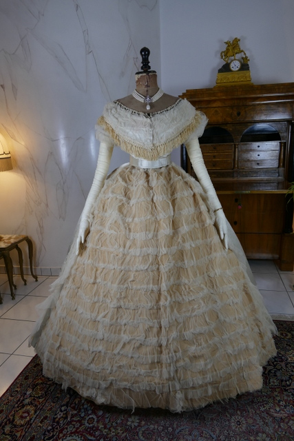 2a antique ball gown 1864