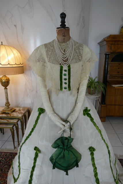 1 antique ball gown 1865