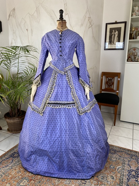 2 antique victorian dress 1866