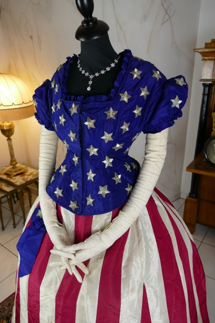 14 antique independence day ball gown 1866