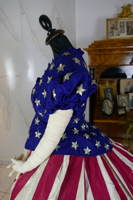 19 antique independence day ball gown 1866