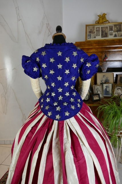 24 antique independence day ball gown 1866
