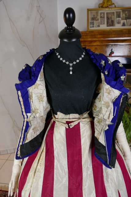 35 antique independence day ball gown 1866
