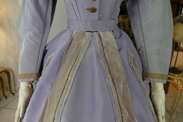 12 antique reception gown 1866