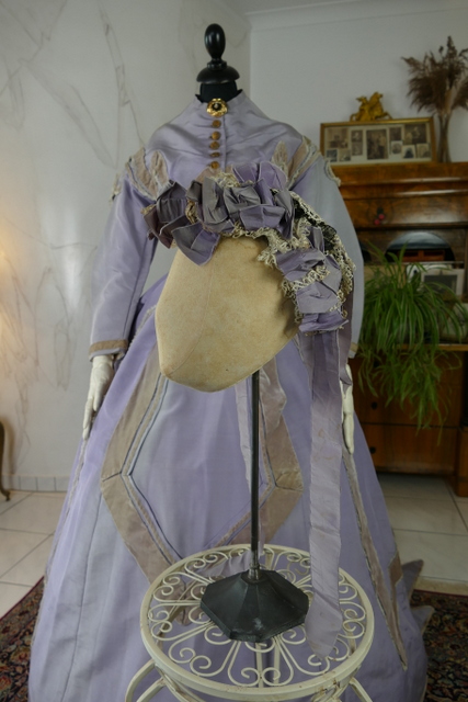 3 antique reception gown 1866