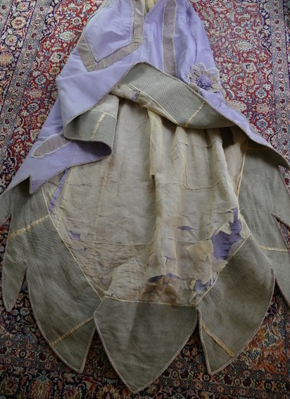 40 antique reception gown 1866
