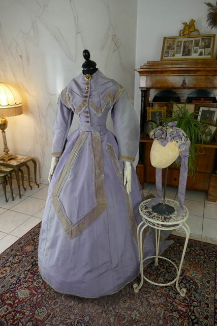 antique reception gown 1866