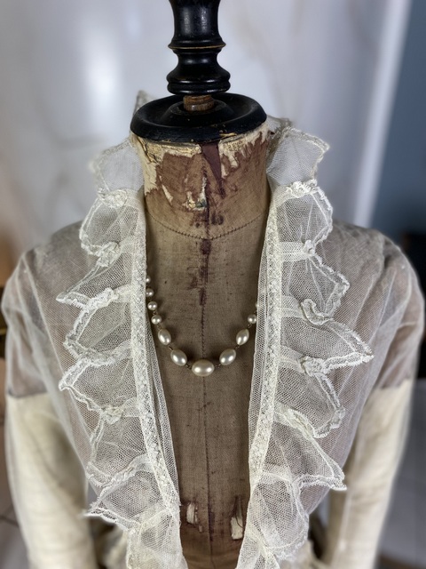 1 antique tulle jacket 1870