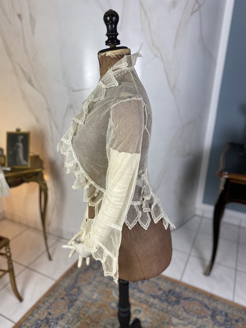 10 antique tulle jacket 1870