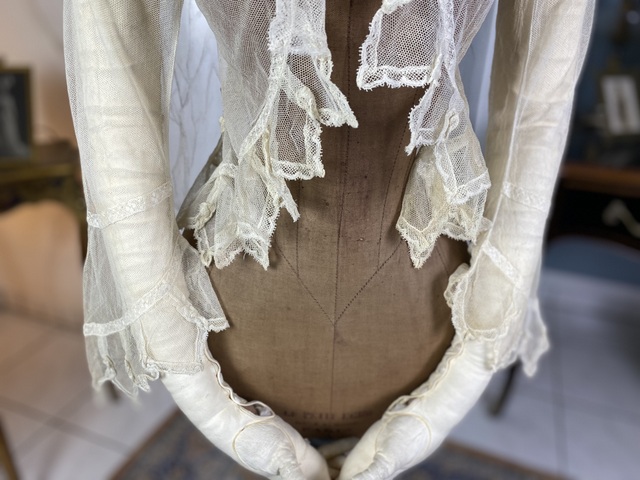3 antique tulle jacket 1870