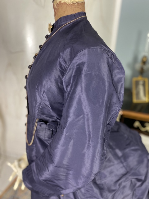 12 antique travel bustle dress 1875