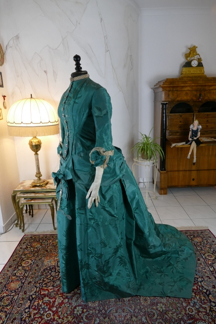 12 antique princess Bustle dress 1878