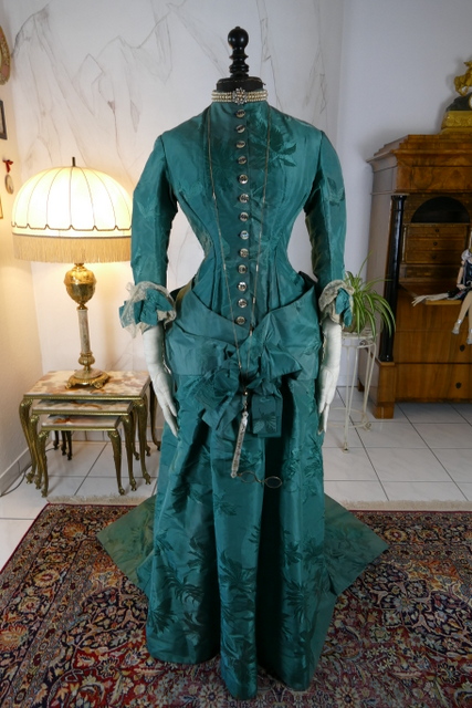 8 antique princess Bustle dress 1878