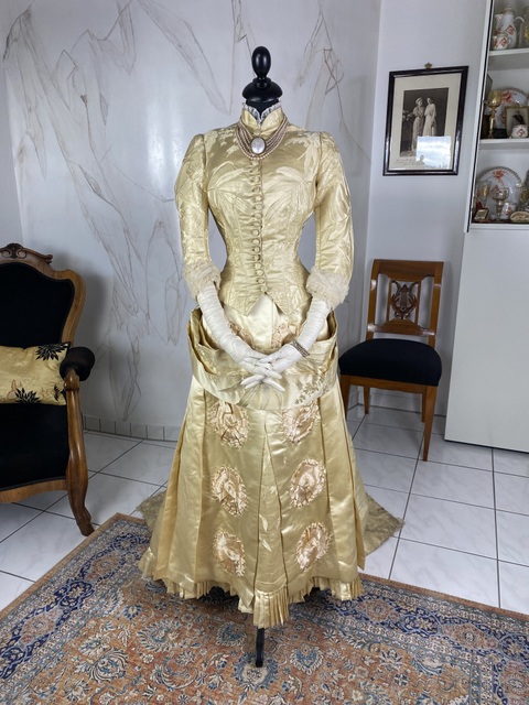 2 antique wedding dress 1879