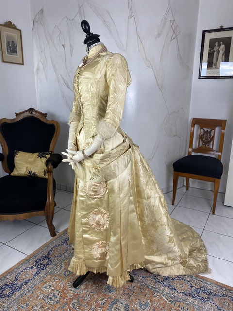 antique wedding dress 1879