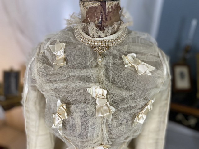1 antique wedding dress 1879