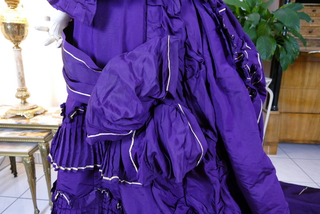 22 antique bustle dress 1874