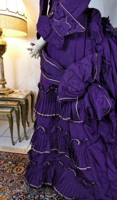 23 antique bustle dress 1874