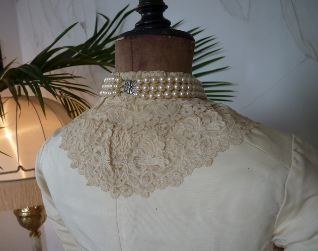 34 antique wedding gown 1874