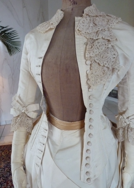 80a antique bridal gown 1874