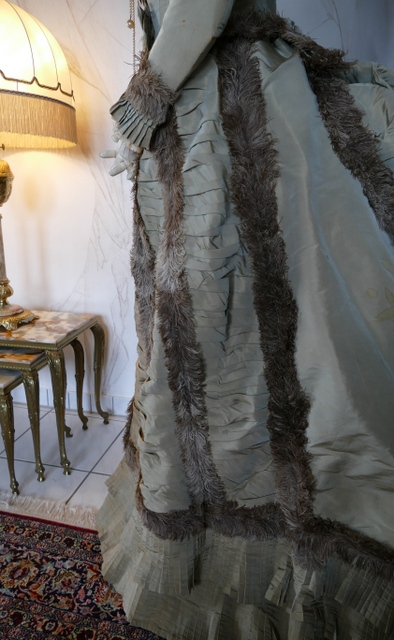 16 antique bustle dress empress eugenie 1876