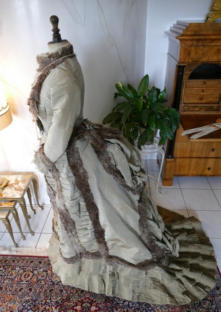 18 antique bustle dress empress eugenie 1876