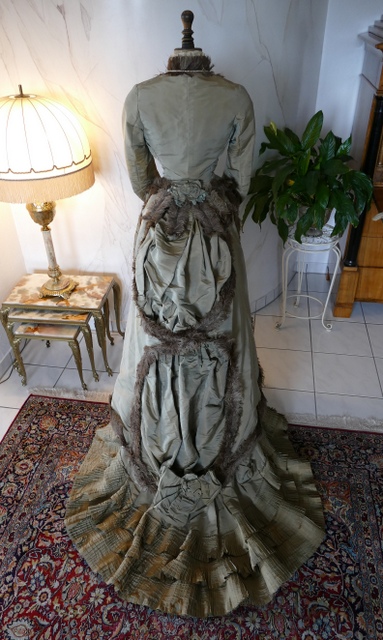 19 antique bustle dress empress eugenie 1876