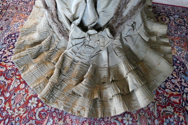 22 antique bustle dress empress eugenie 1876