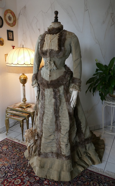 5 antique bustle dress empress eugenie 1876