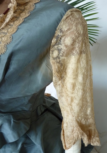 100a antique Ball gown 1876