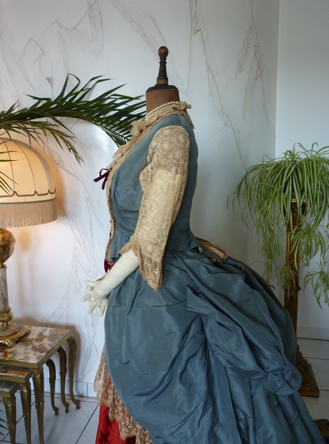 13 antique Ball gown 1876