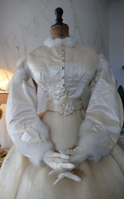 1 antique wedding dress 1876