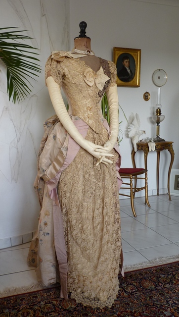 9 antique Ball gown 1880