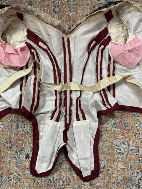 444 antique bustle dress 1880