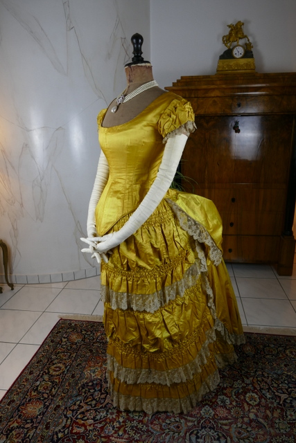 13 antique bustle dress 1882